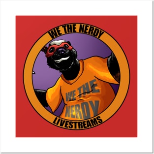 We The Nerdy LiveSteams Posters and Art